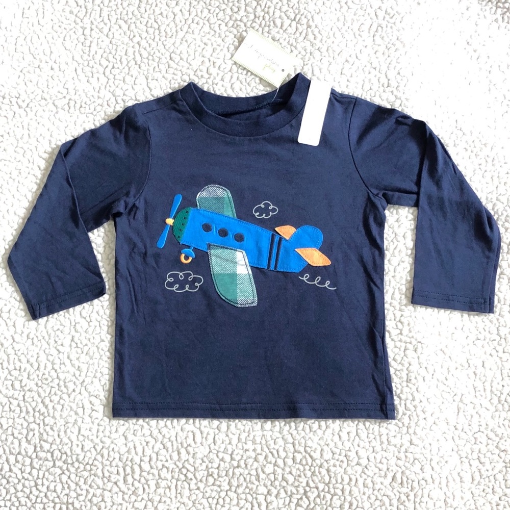 **SOLD** NWT Long Sleeve Airplane Tee